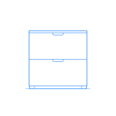 Furniture File Cabinets Ikea Galant Drawer Unit Wide Stencil Svg Design File, Free Vectors File